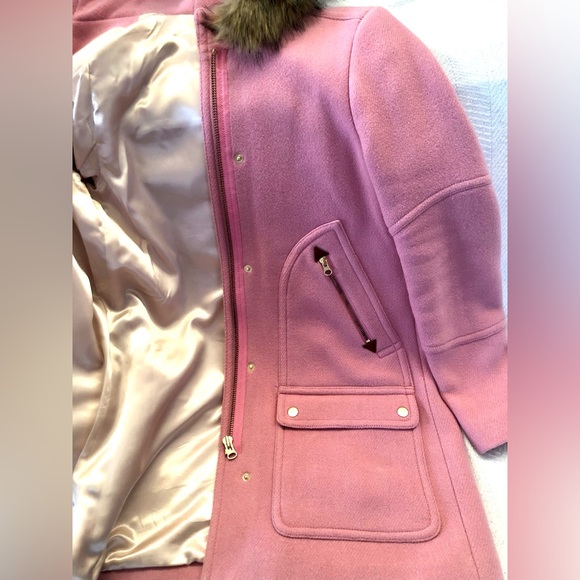 J. Crew Pink Chateau Parka Size 2 - Picture 2 of 4